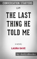 The Last Thing He Told Me: A Novel by Laura Dave: Conversation Starters